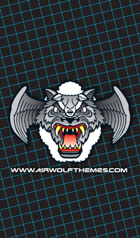 Airwolf iPhone Wallpaper - Airwolf Insignia